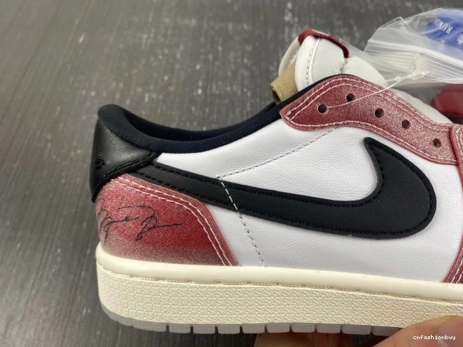 FN0432-017 JORDAN OG BLACK' TROPHY ROOM 'RED 1 AIR X LOW 0727